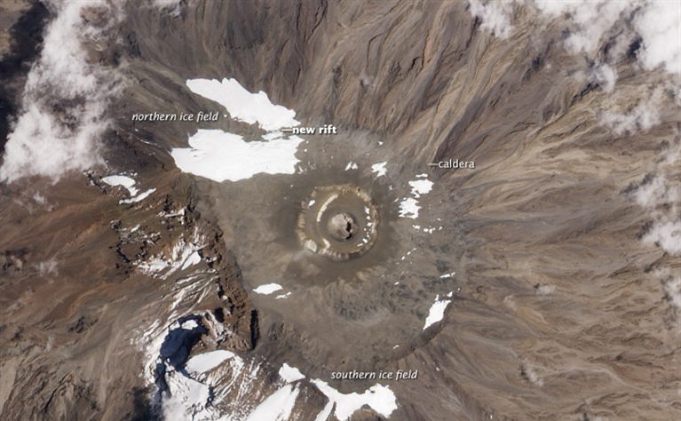 The Snows of Kilimanjaro Are Melting